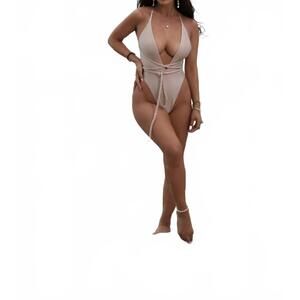 NEW KADIMAH caïssa braided one piece in petal